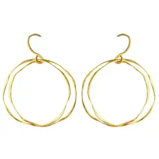 TWIN HOOPS EARRINGS