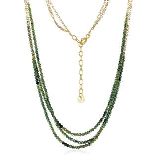 TRIO GREEN SAPPHIRE NECKLACE