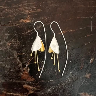 BLUE BELL DANGLE EARRINGS