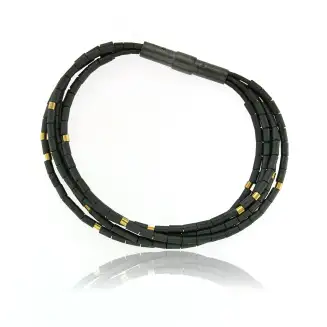 5 STRAND HEMATITE BRACELET