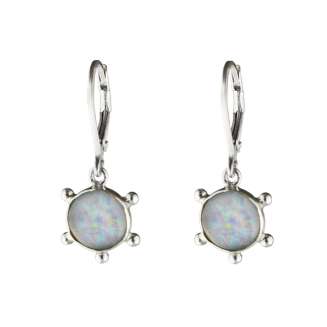OPAL TRIPLET STERLING SILVER EARRINGS