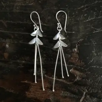 STERLING SILVER BALLERINA EARRINGS