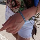 blue enamel bracelet