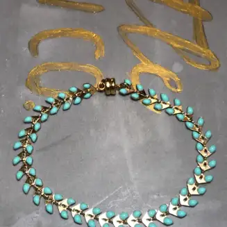 Regular Mint & Gold Ivy Bracelet