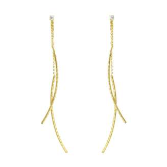 DIAMOND CUT FLUTTER EARRINGS