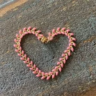 heart pink bracelet