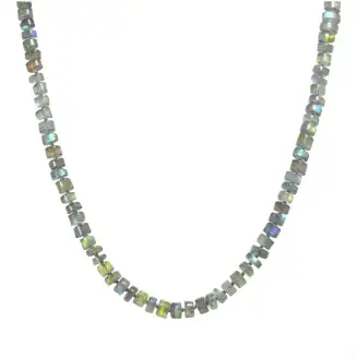 Labradorite Heishi Necklace