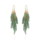 ling cluster emerald earrings