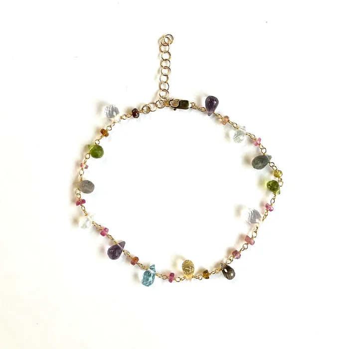 multi stone bracelet