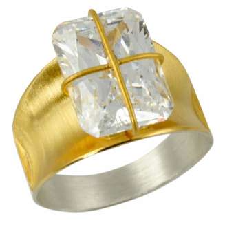 Present Wrapped Concave Ring