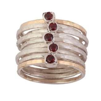 ring with garnets