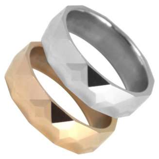 Geometric Tungsten Ring  Width Size: 6mm only one left is Silver and size 9