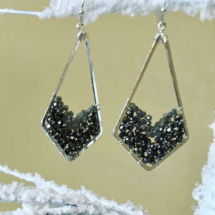 silver and black stones silver and black stones