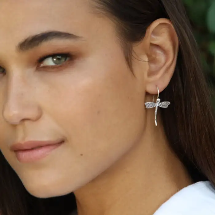 small dragonfly earrings