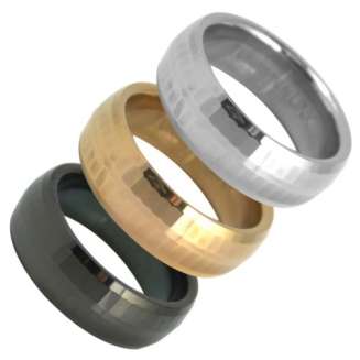 7mm Diamond cut TUNGSTEN RING size 9.5