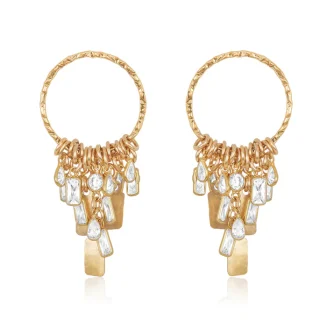 CIRCLE CHANDELIER EARRINGS
