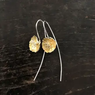 TWO TONE POPPY EARRINGS