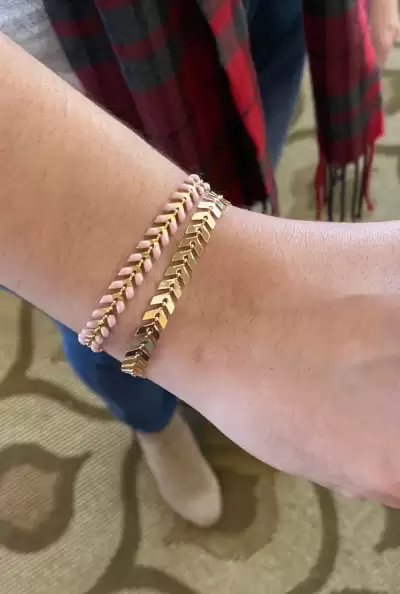 Long Gold Filled Ivy Bracelet - Image 2