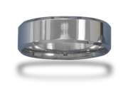 Tungsten Carbide 7mm Men's Ring with Beveled Edge