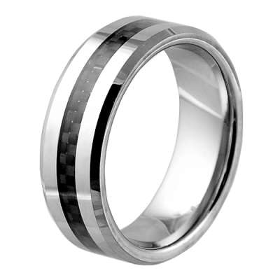 tungsten with 3mm carbon fiber inlay